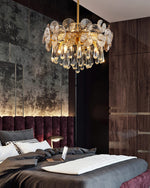 Luxurious Droplet Copper Chandelier