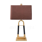 Leather Pattern Table Lamp