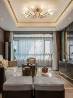 luxury-shell-brass-ceiling-lamp