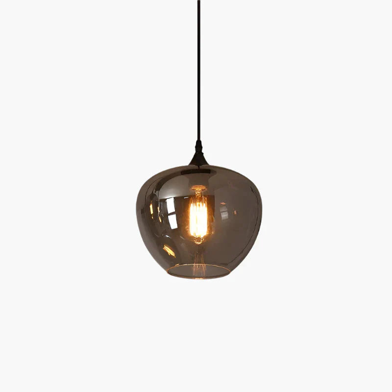 Modern Restaurant Glass Combination Industrial Style Chandelier