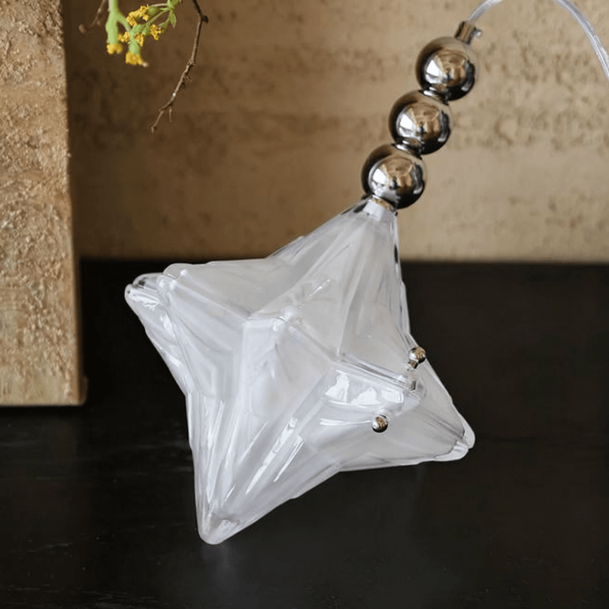 Lyra Star Pendant Light – Modern Glass Chandelier for Dining Room & Entryway