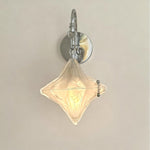Lyra Star Wall Sconce – Modern Chrome & Glass Wall Light