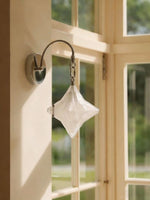 Lyra Star Wall Sconce – Modern Chrome & Glass Wall Light