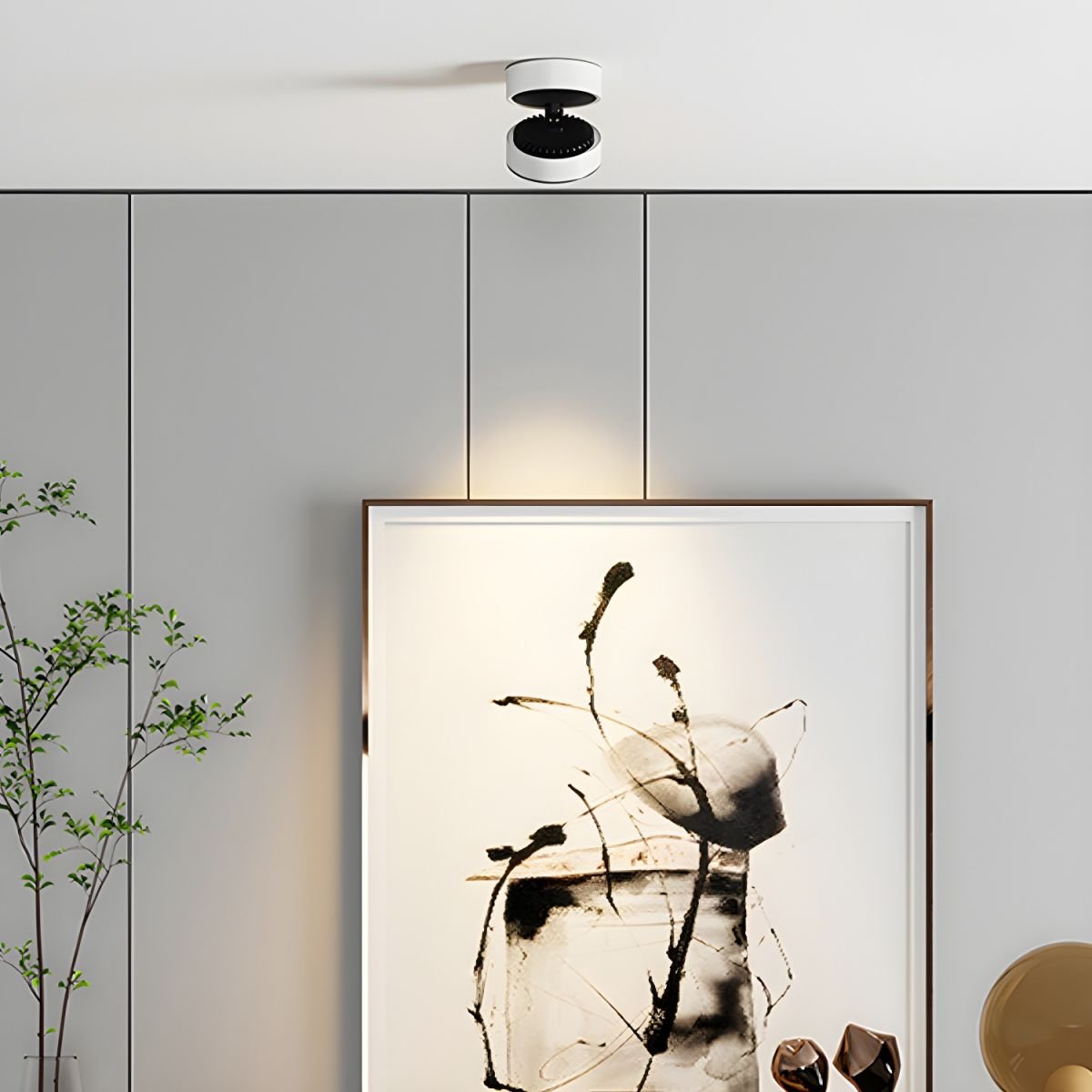 Lyric Adjustable Surface Downlight – Modern Ceiling Spotlight