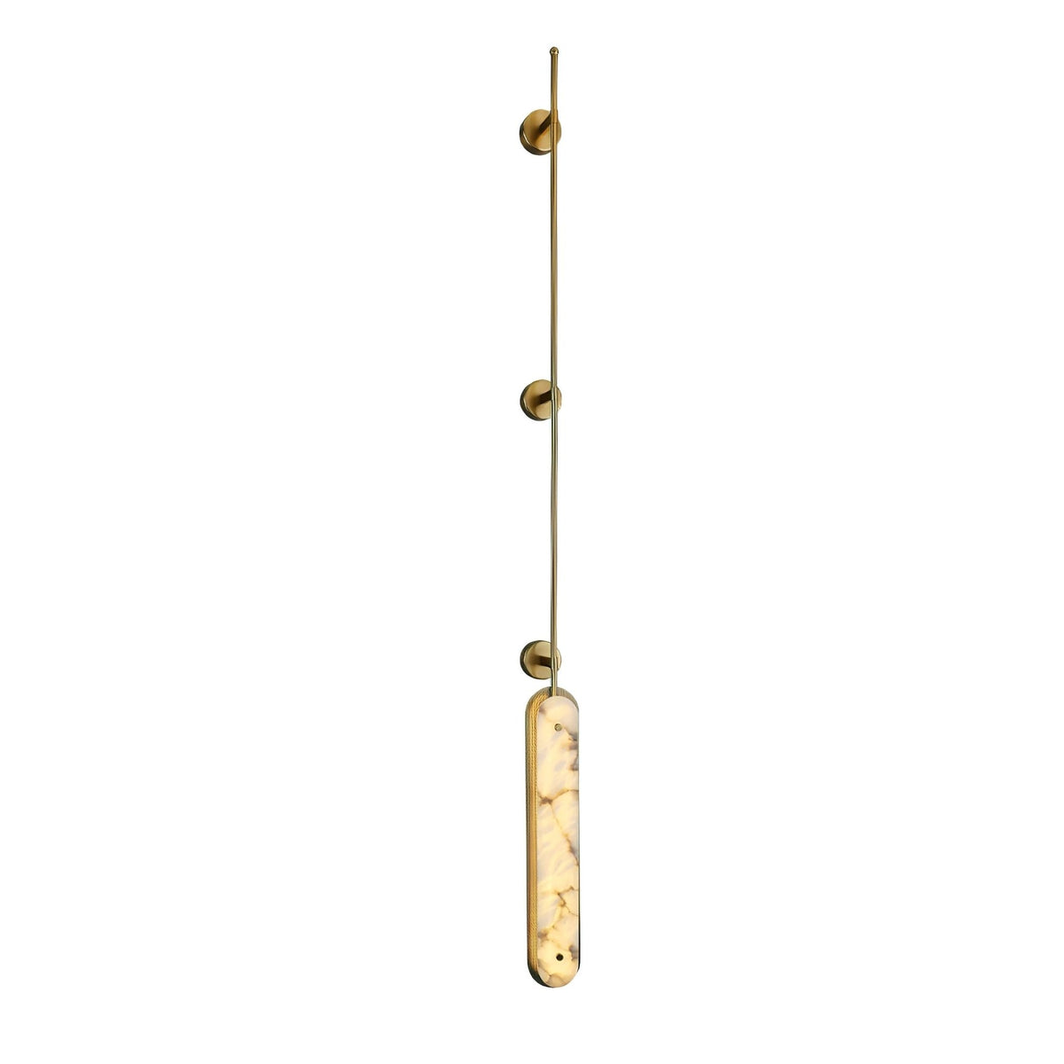Lysandra Alabaster Wall Sconce – Modern Linear LED Wall Light
