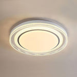 Milagro LED Flush Mount Ceiling Light in Iron and Acrylic