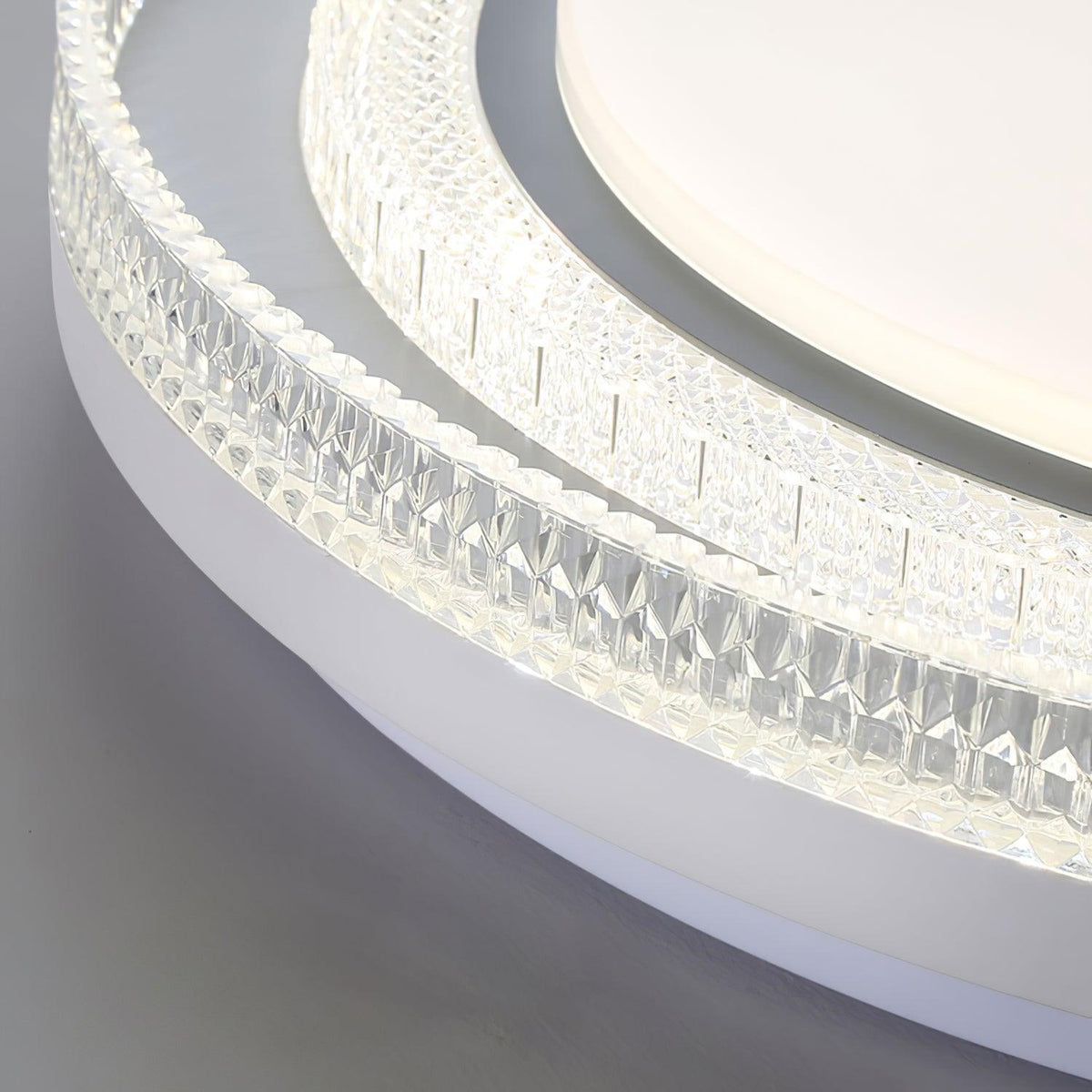 Milagro LED Flush Mount Ceiling Light in Iron and Acrylic