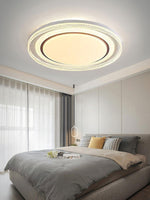 Milagro LED Flush Mount Ceiling Light in Iron and Acrylic