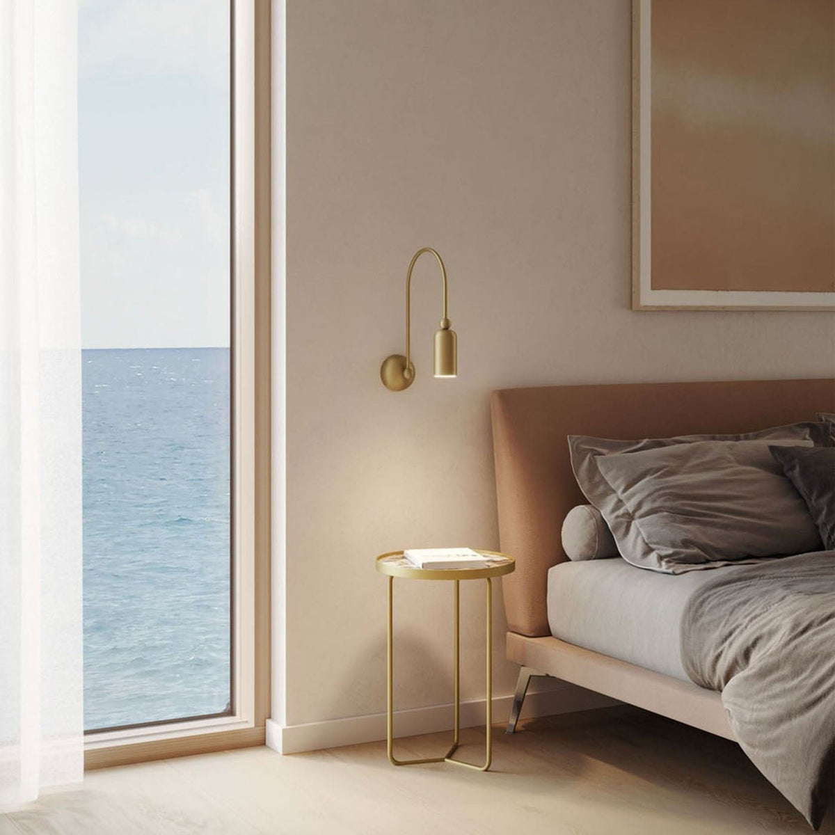 Madame Sculptural Wall Sconce in Metal for Modern Interiors