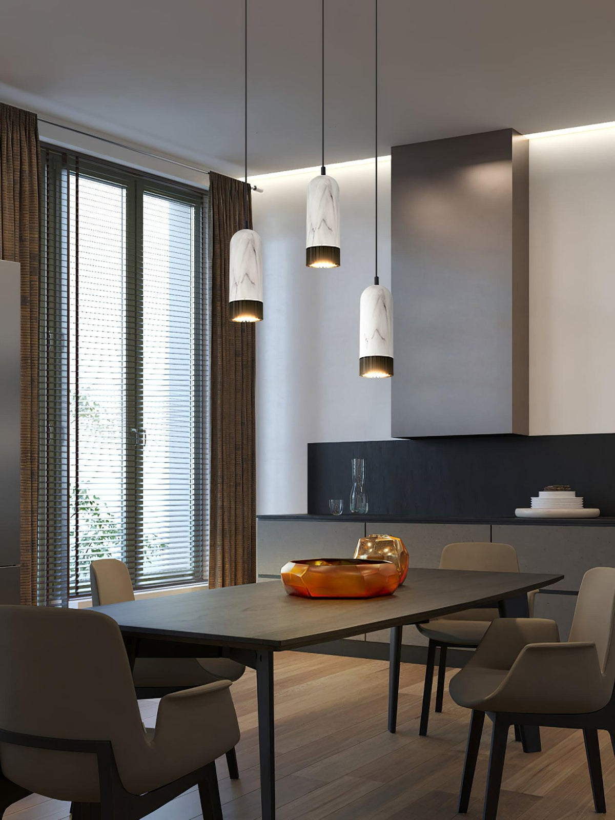 Maddy Pendant Light – Modern Minimalist LED Hanging Lamp for Dining & Living Spaces