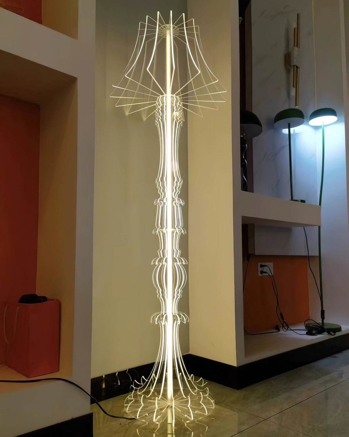 Josephine Table Floor Lamp