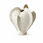 Magnolia Bloom Hand-Thrown Stoneware Sculptural Vase for Modern Interiors