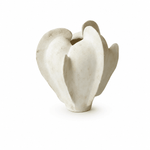 Magnolia Bloom Hand-Thrown Stoneware Sculptural Vase for Modern Interiors