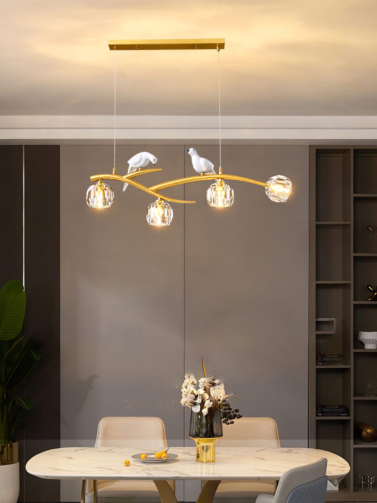 Magpie Branch Pendant Light