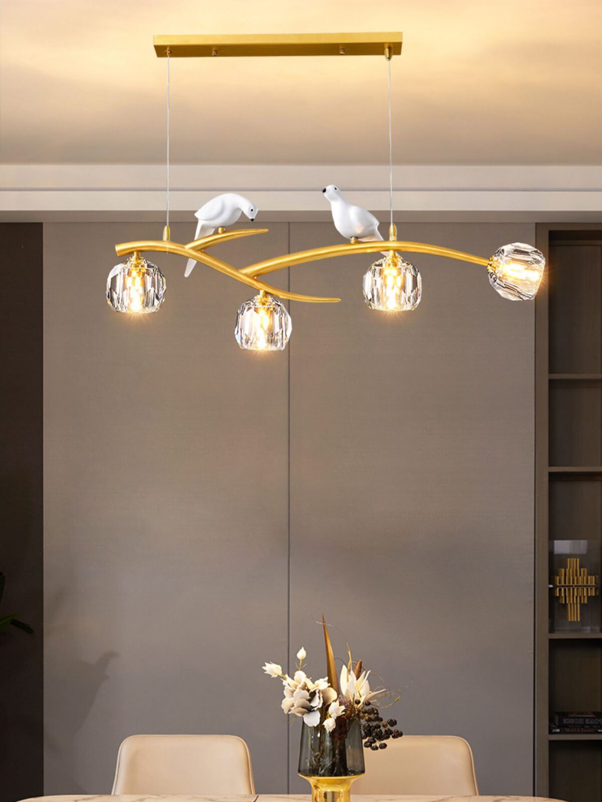 Magpie Branch Pendant Light