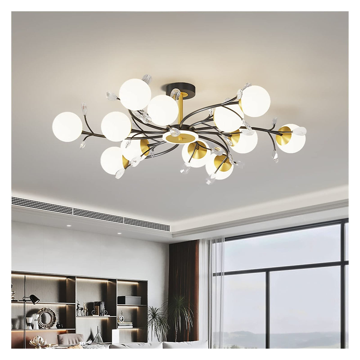 Nordic Living Room Modern Minimalist Creative Chandelier