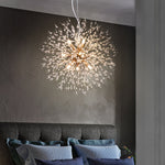 Luxury Style Living Room Lamp Nordic Dandelion Crystal Chandelier
