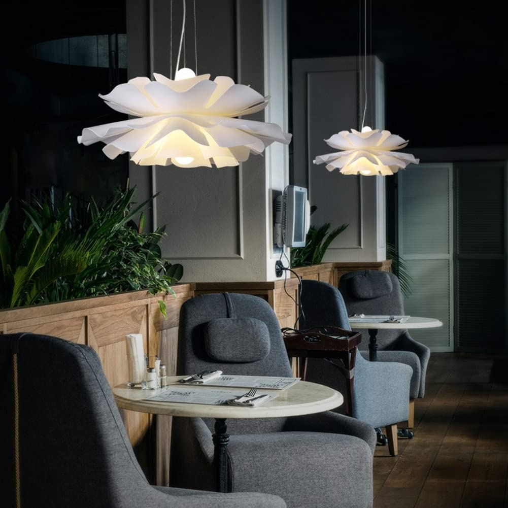 Modern Nordic Minimalist Restaurant With Charming And Creative Chandeliers