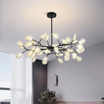 Creativity Firefly Led Chandelier Black Gold For Living Room Bedroom Hall Home Decor Indoor Lighting Minimalist Ceiling Pendant