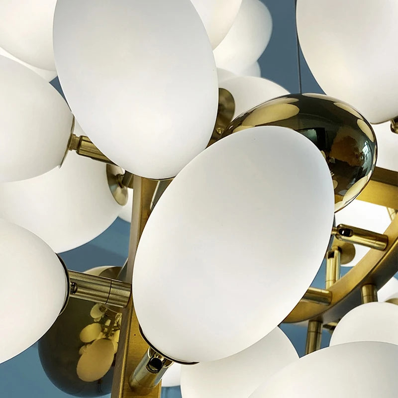 Luxury Modern Art Glass Ball Decorative Chandelier