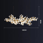 Luxury Modern Art Glass Ball Decorative Chandelier