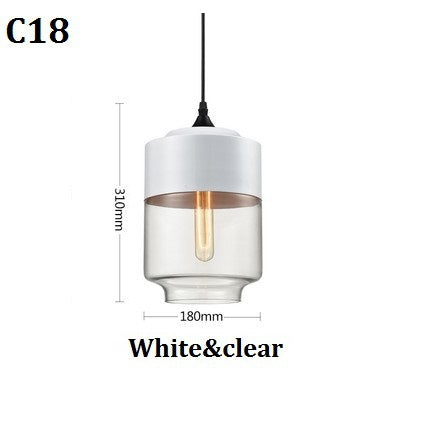 Modern Minimalist Geometric Amber Glass Chandelier