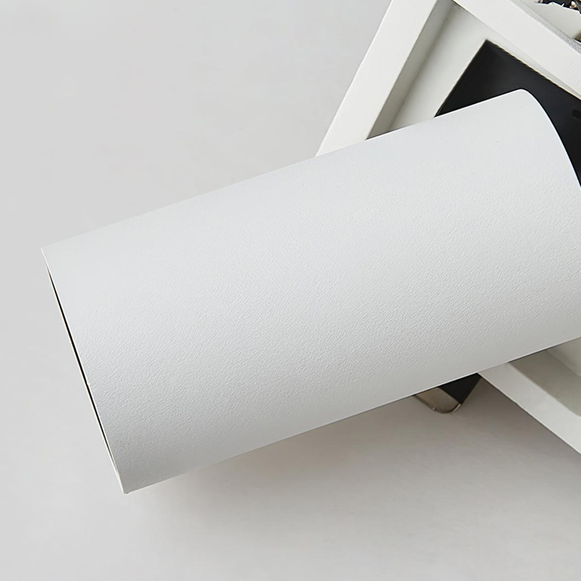 Adjustable Recessed LED Spotlight with Tiltable Cylinder Heads