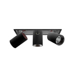 Adjustable Recessed LED Spotlight with Tiltable Cylinder Heads