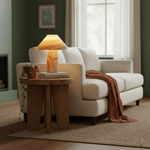 Marbelle Onyx Table Lamp – Hand-Carved Natural Stone Bedside Light