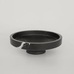 Sculptural Stone Catchall Tray for Entryway and Coffee Table Decor