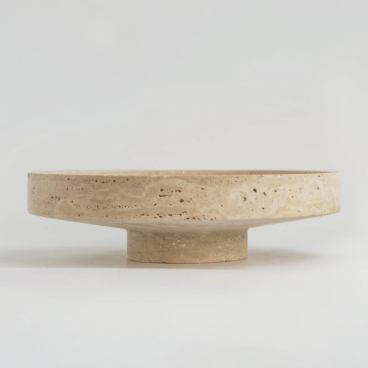 Sculptural Stone Catchall Tray for Entryway and Coffee Table Decor