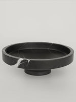 Sculptural Stone Catchall Tray for Entryway and Coffee Table Decor