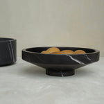 Sculptural Stone Catchall Tray for Entryway and Coffee Table Decor