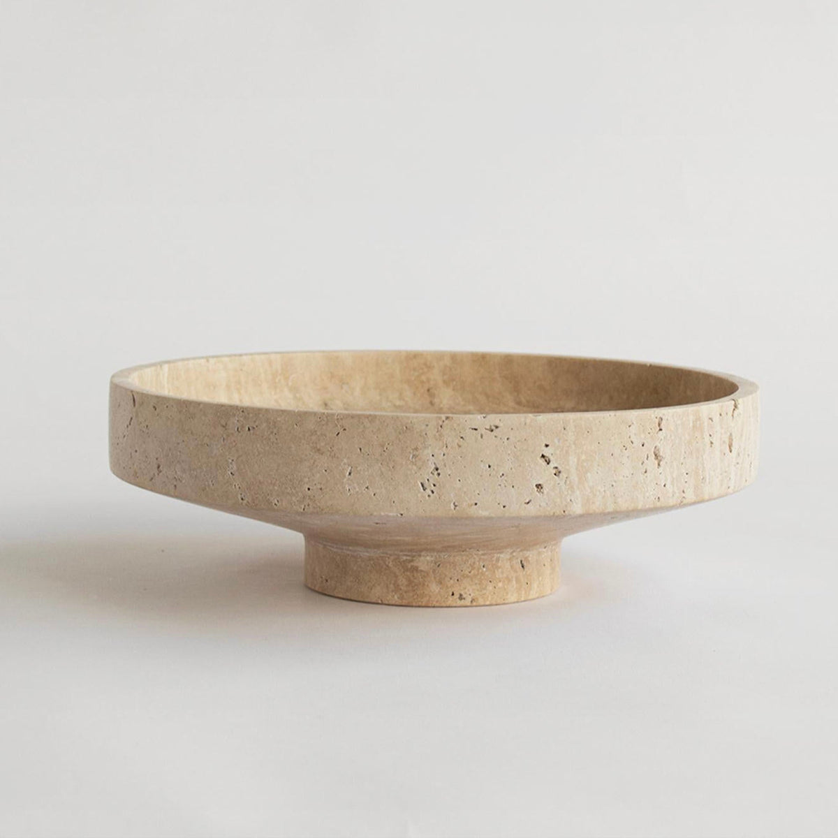 Sculptural Stone Catchall Tray for Entryway and Coffee Table Decor