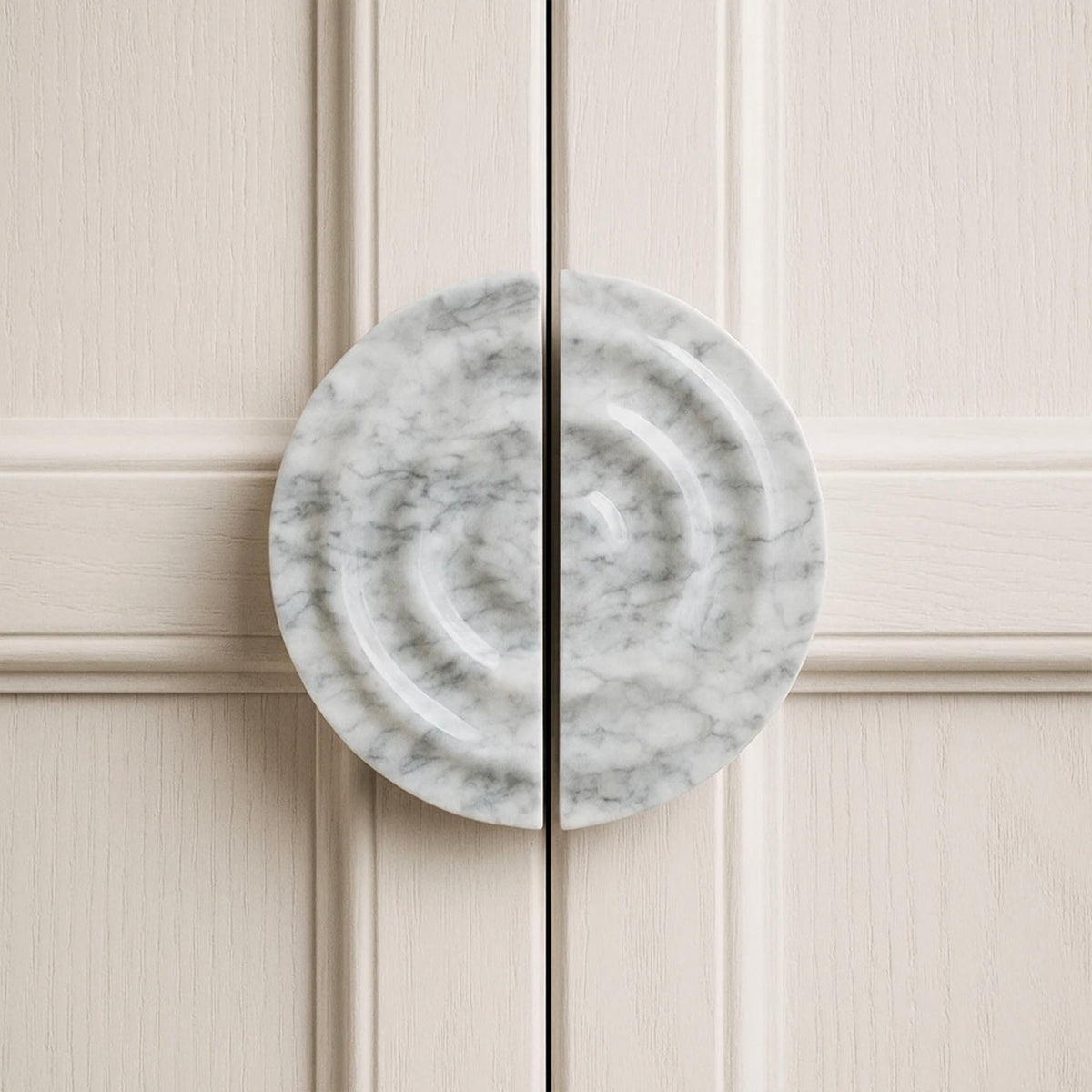 Emerald Green Marble Circular Pull Handle for Cabinets & Glass Doors