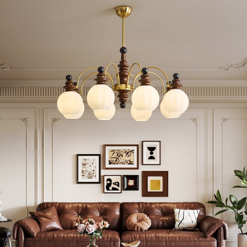 Marcellin Modern Glass Chandelier for Dining Room and Living Room