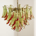 Marielle Glass Chandelier – Modern Art Deco Pendant Light for Dining Room & Foyer