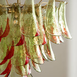 Marielle Glass Chandelier – Modern Art Deco Pendant Light for Dining Room & Foyer