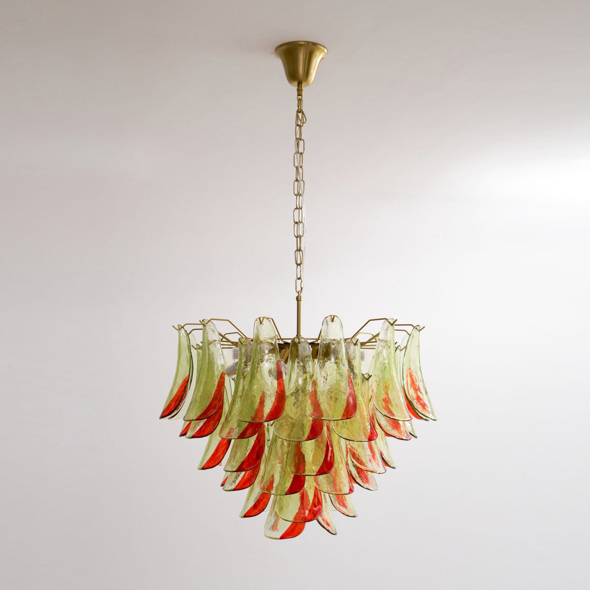 Marielle Glass Chandelier – Modern Art Deco Pendant Light for Dining Room & Foyer