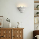 Marina Shell Wall Sconce – Sculptural Coastal Light in White