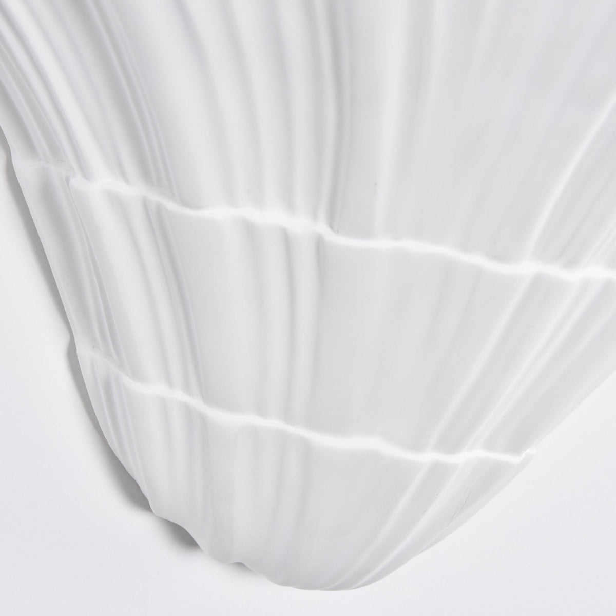 Marina Shell Wall Sconce – Sculptural Coastal Light in White