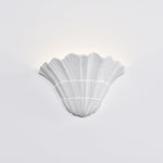 Marina Shell Wall Sconce – Sculptural Coastal Light in White