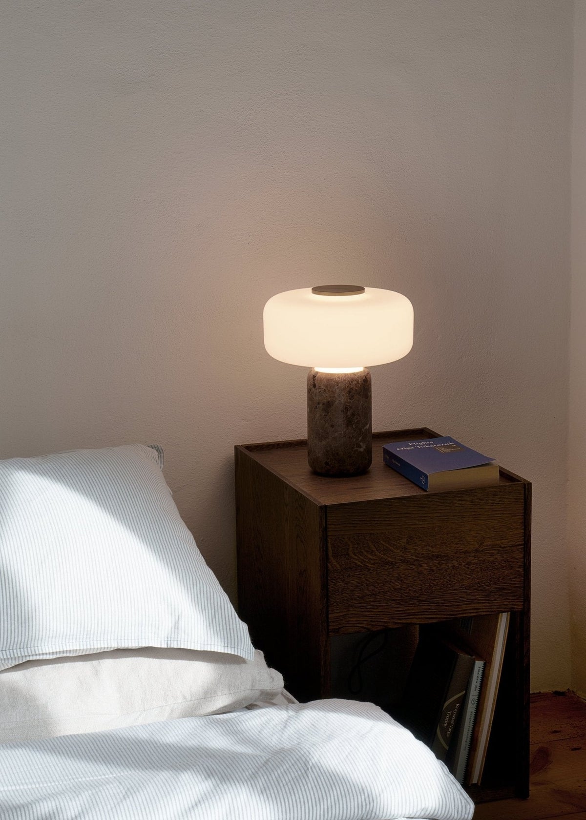 Maris Rechargeable Marble Table Lamp – Cordless LED Accent Light