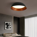 Marlow Shadow Ceiling Lamp – Modern Flush Mount LED Light in Matte Black