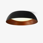 Marlow Shadow Ceiling Lamp – Modern Flush Mount LED Light in Matte Black