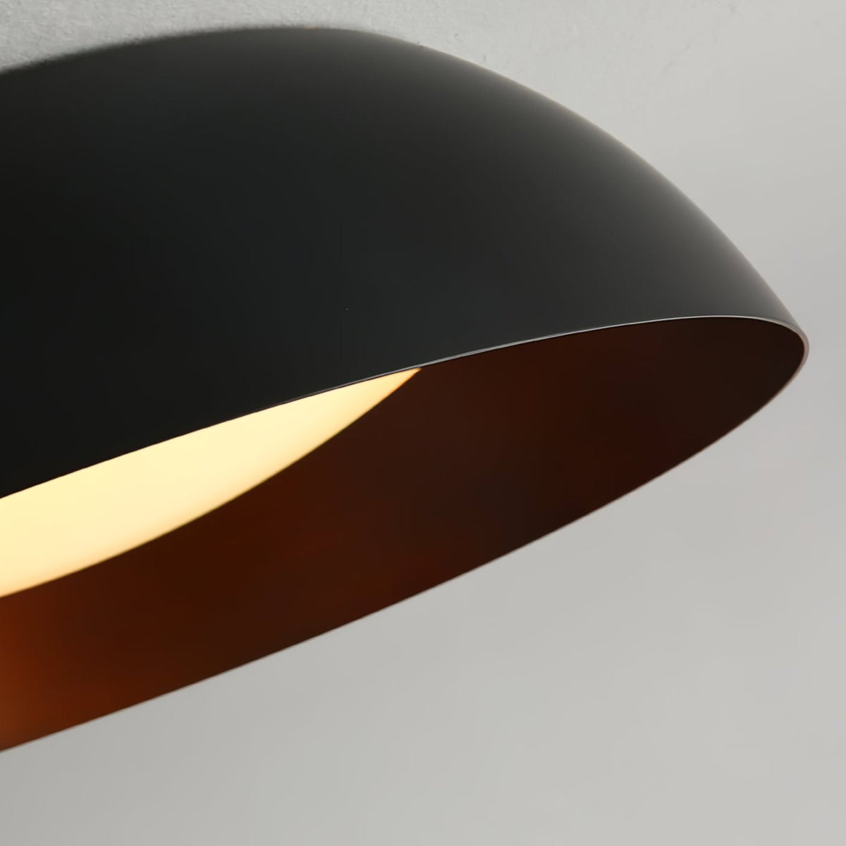 Marlow Shadow Ceiling Lamp – Modern Flush Mount LED Light in Matte Black