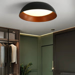 Marlow Shadow Ceiling Lamp – Modern Flush Mount LED Light in Matte Black