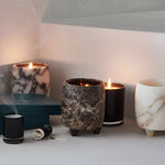 Marlowe Sculptural Marble Candle Holder for Ambient Interiors