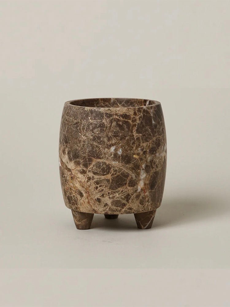Marlowe Sculptural Marble Candle Holder for Ambient Interiors