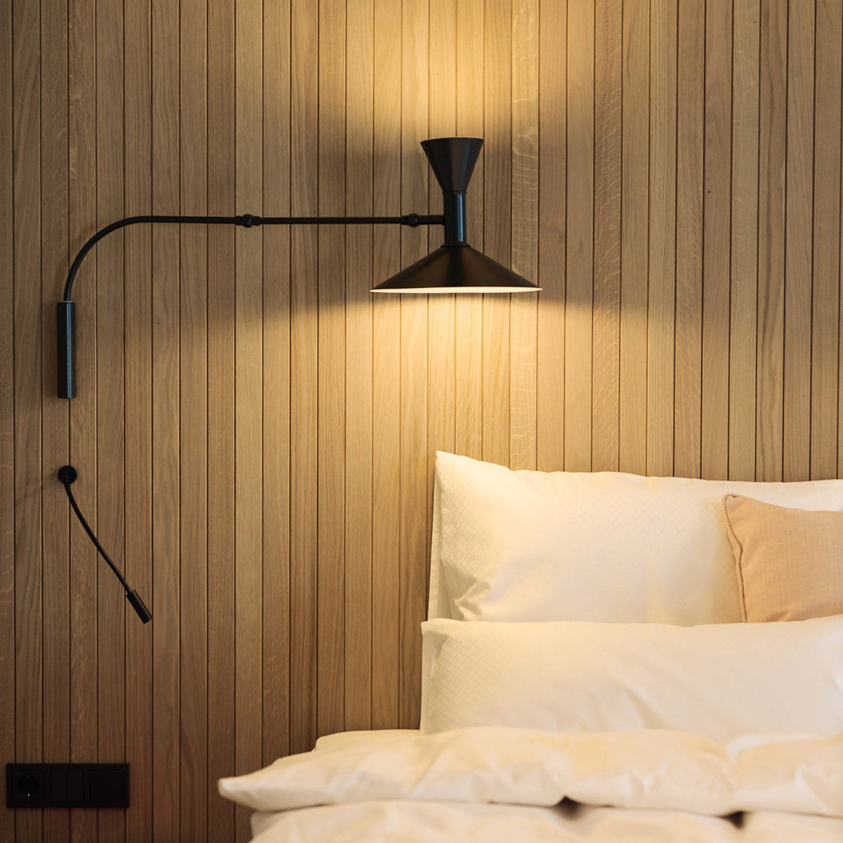 Marseille Adjustable Plug-in Wall Sconce with Swivel Arm